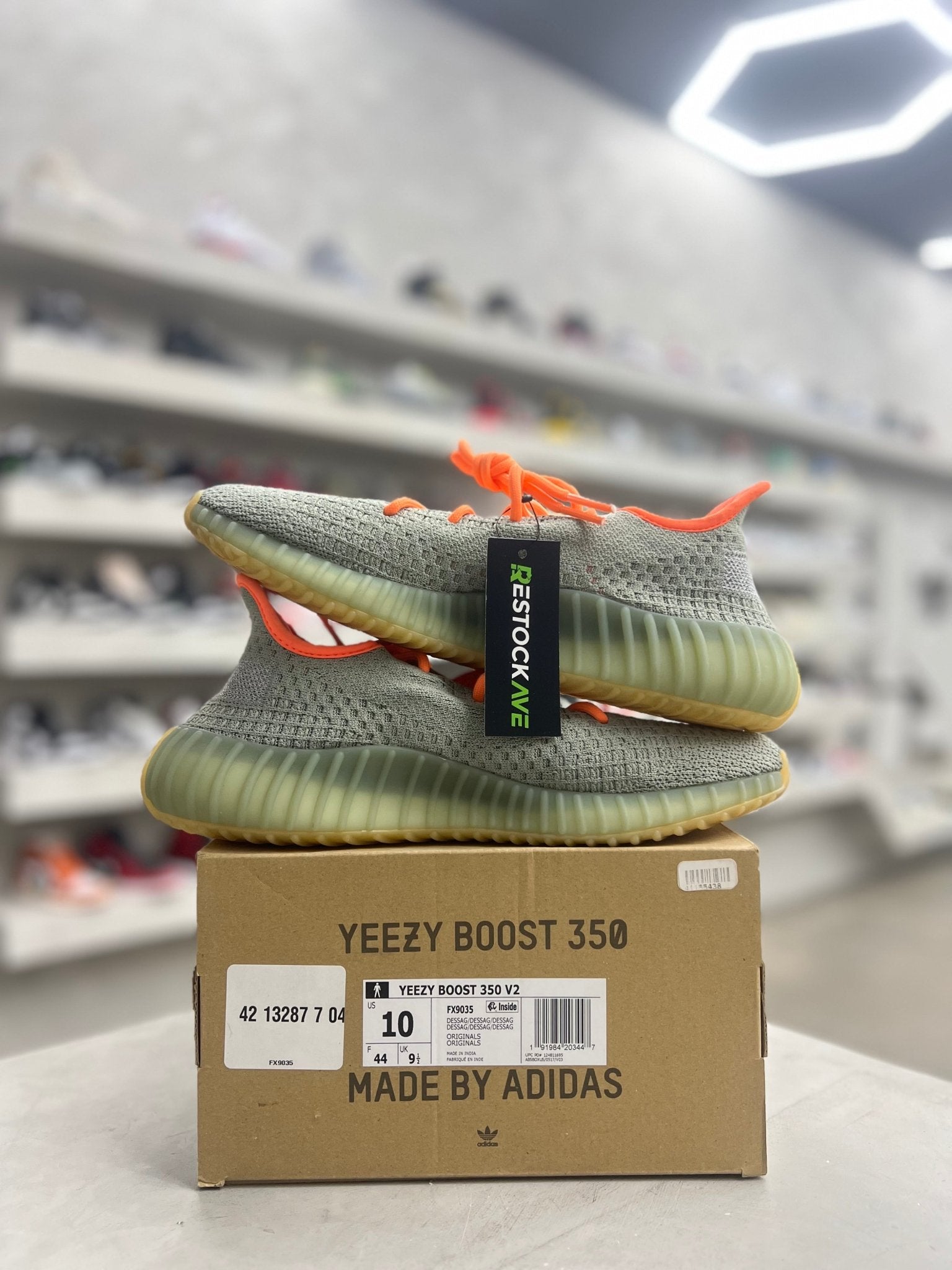 adidas Yeezy Boost 350 V2 Desert Sage Sz 10 (PREOWNED) - Restock Aveadidas Yeezy Boost 350 V2 Desert Sage Sz 10 (PREOWNED)Restock AveRestock Ave10Restock Ave