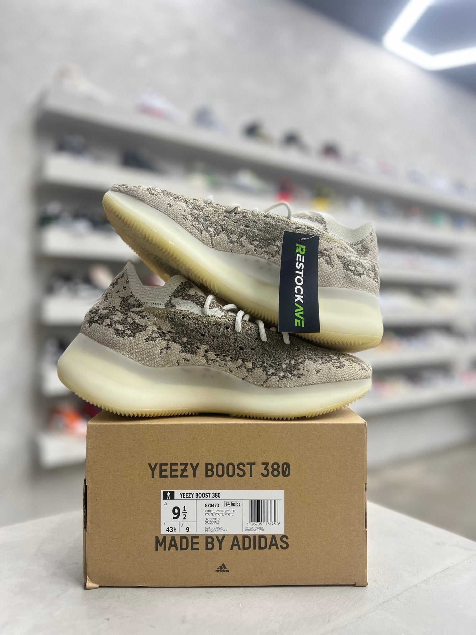 adidas Yeezy Boost 380 Pyrite Sz 9.5 (PREOWNED) - Restock Aveadidas Yeezy Boost 380 Pyrite Sz 9.5 (PREOWNED)Restock AveRestock Ave9.5Restock Ave