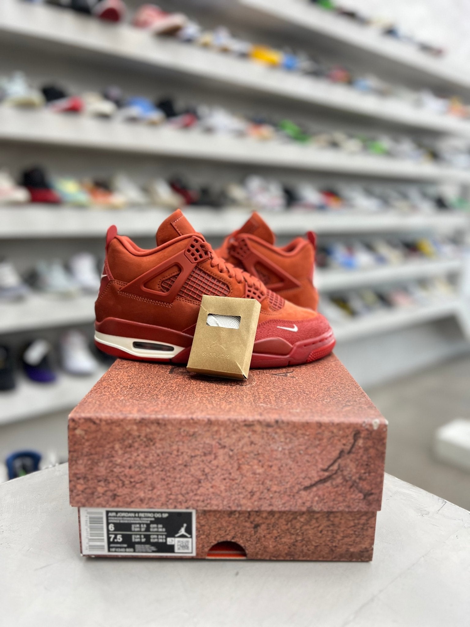 Air Jordan 4 Retro OG SP Nigel Sylvester Brick by Brick Sz 6