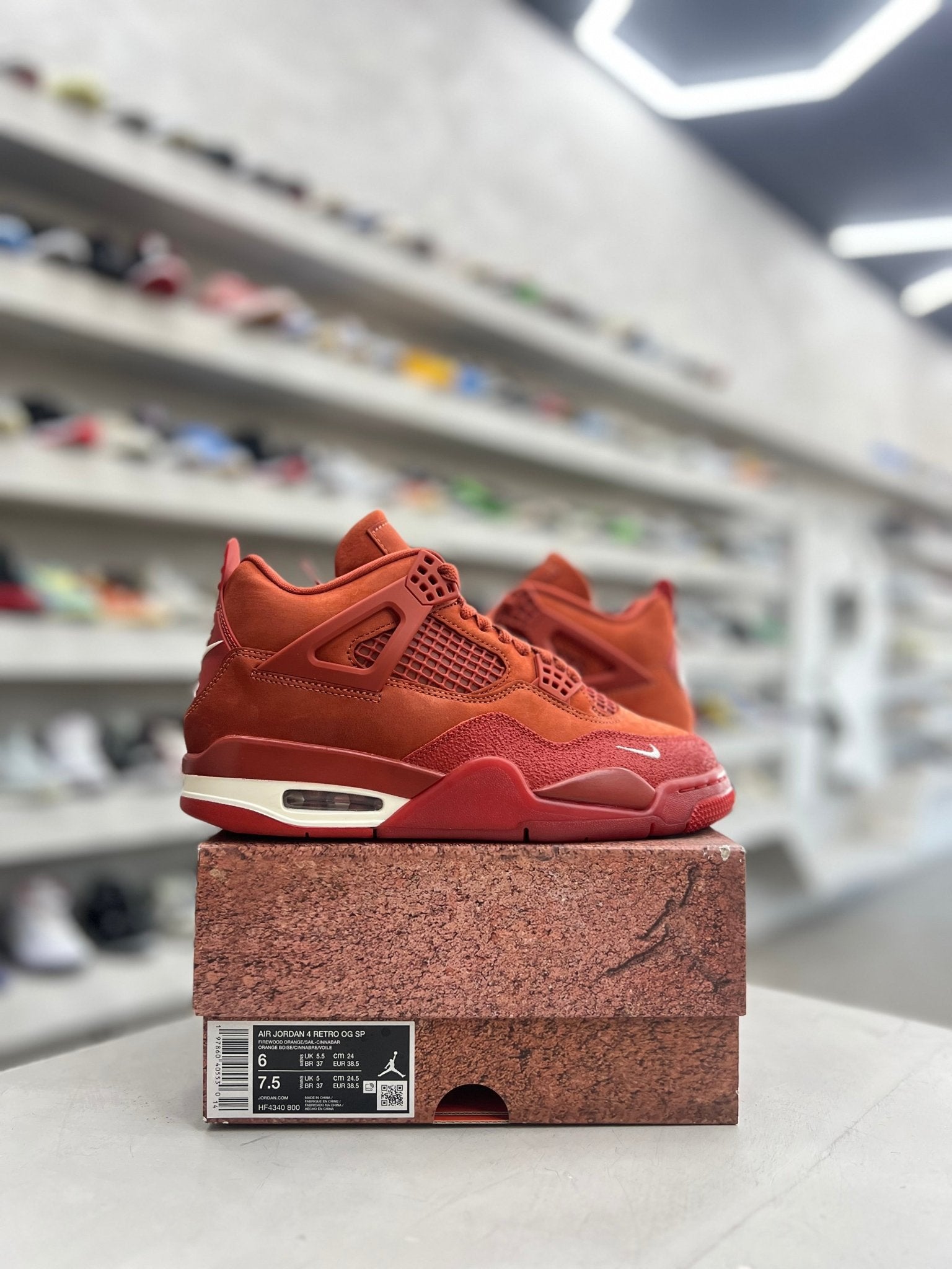 Air Jordan 4 Retro OG SP Nigel Sylvester Brick by Brick Sz 6