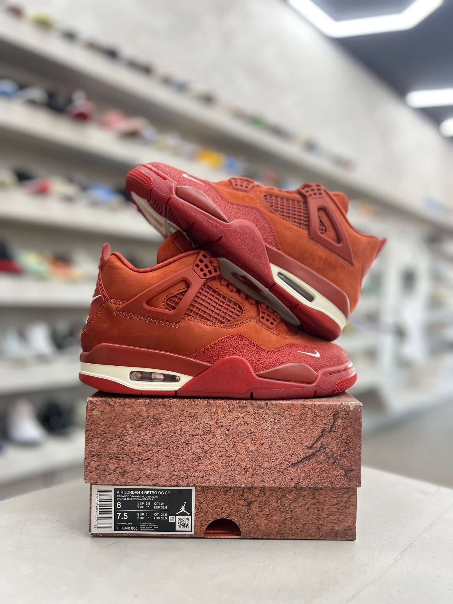 Air Jordan 4 Retro OG SP Nigel Sylvester Brick by Brick Sz 6