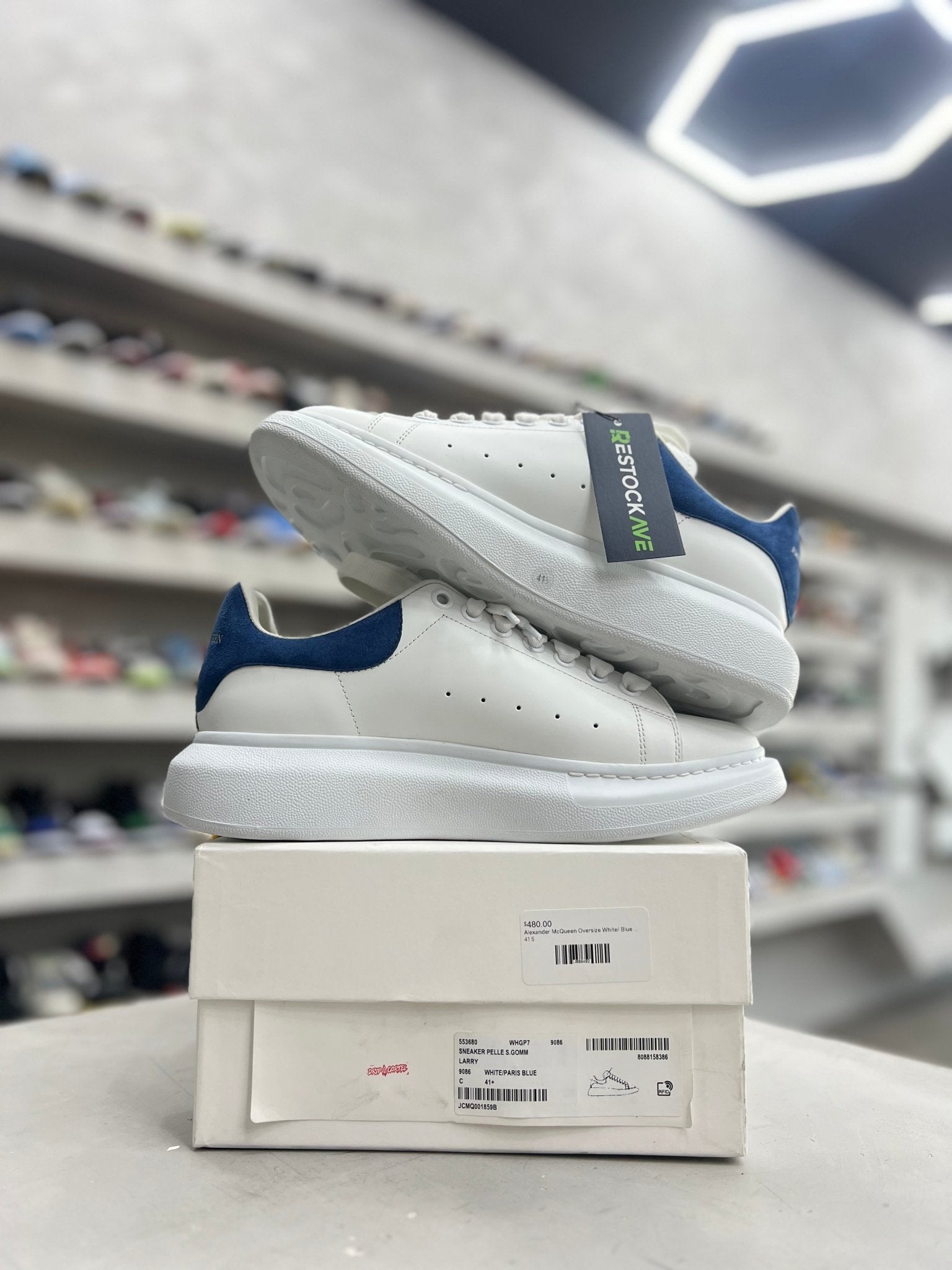 Alexander McQueen Oversized Paris Blue Sz 8.5 (PREOWNED) - Restock AveAlexander McQueen Oversized Paris Blue Sz 8.5 (PREOWNED)Restock AveRestock Ave8.568972147Restock Ave