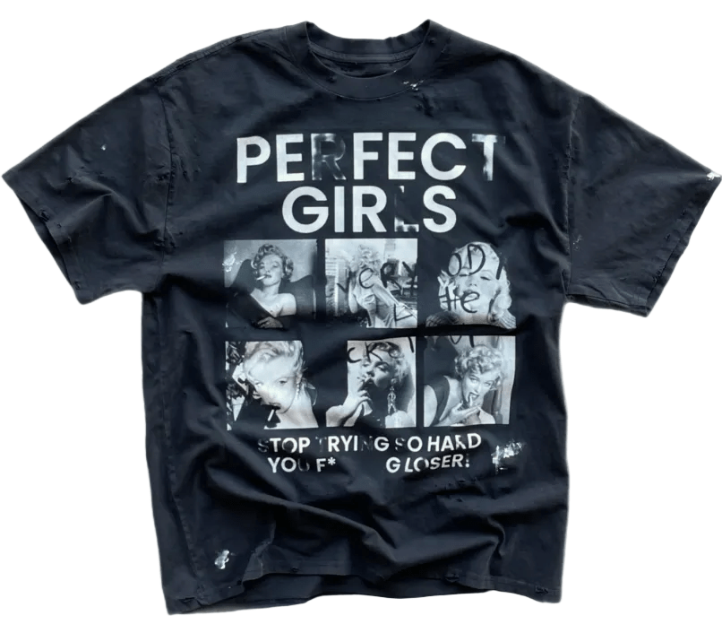 AMIS ET FLEURS Perfect Girls Black Tee - Restock AveAMIS ET FLEURS Perfect Girls Black TeeRestock AveRestock AveL47850611Restock Ave