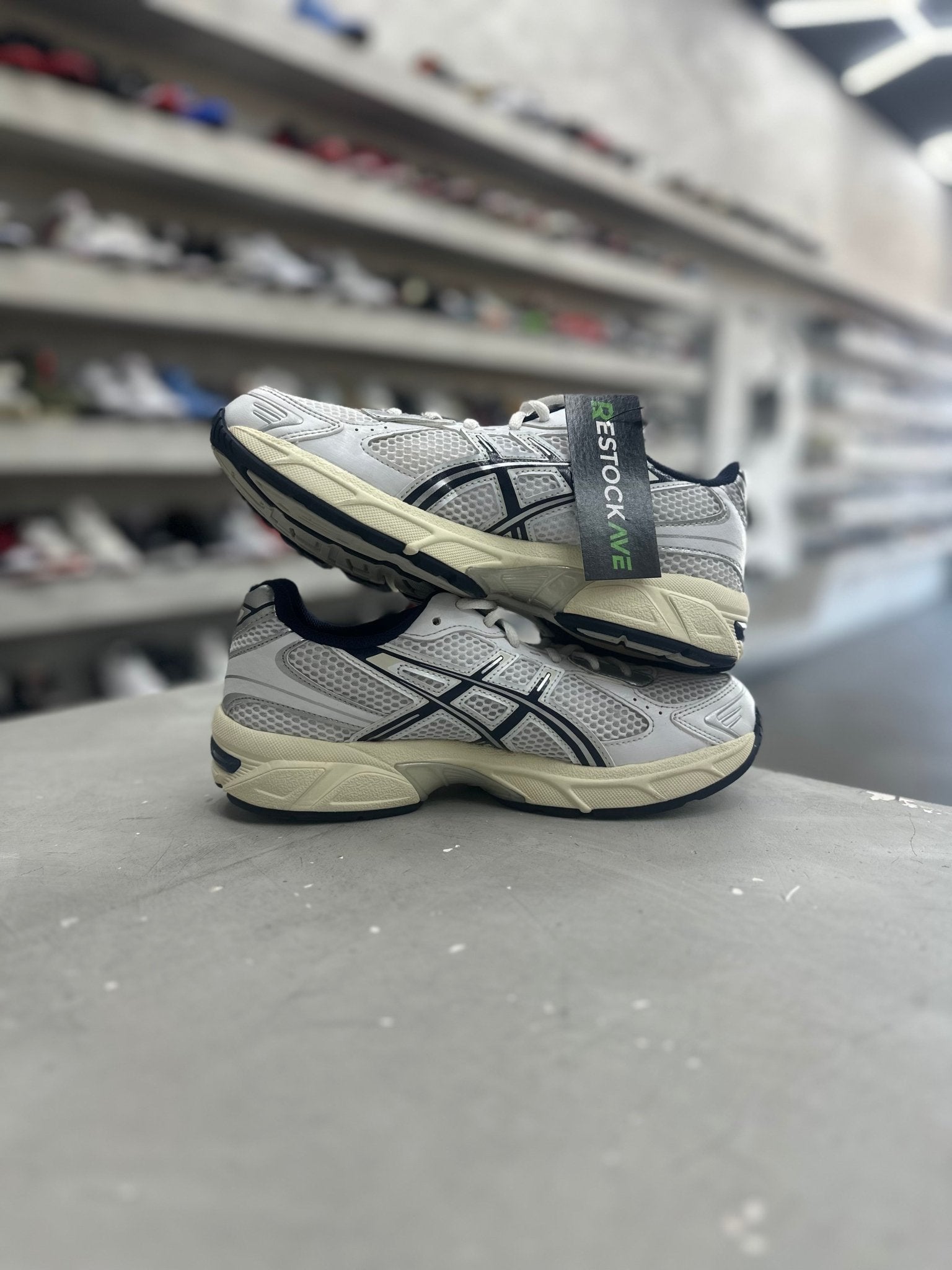 ASICS Gel-Flux 4 Cream Blue Sz 8.5 (PREOWNED) (NO BOX) - Restock AveASICS Gel-Flux 4 Cream Blue Sz 8.5 (PREOWNED) (NO BOX)Restock AveRestock Ave8.5Restock Ave