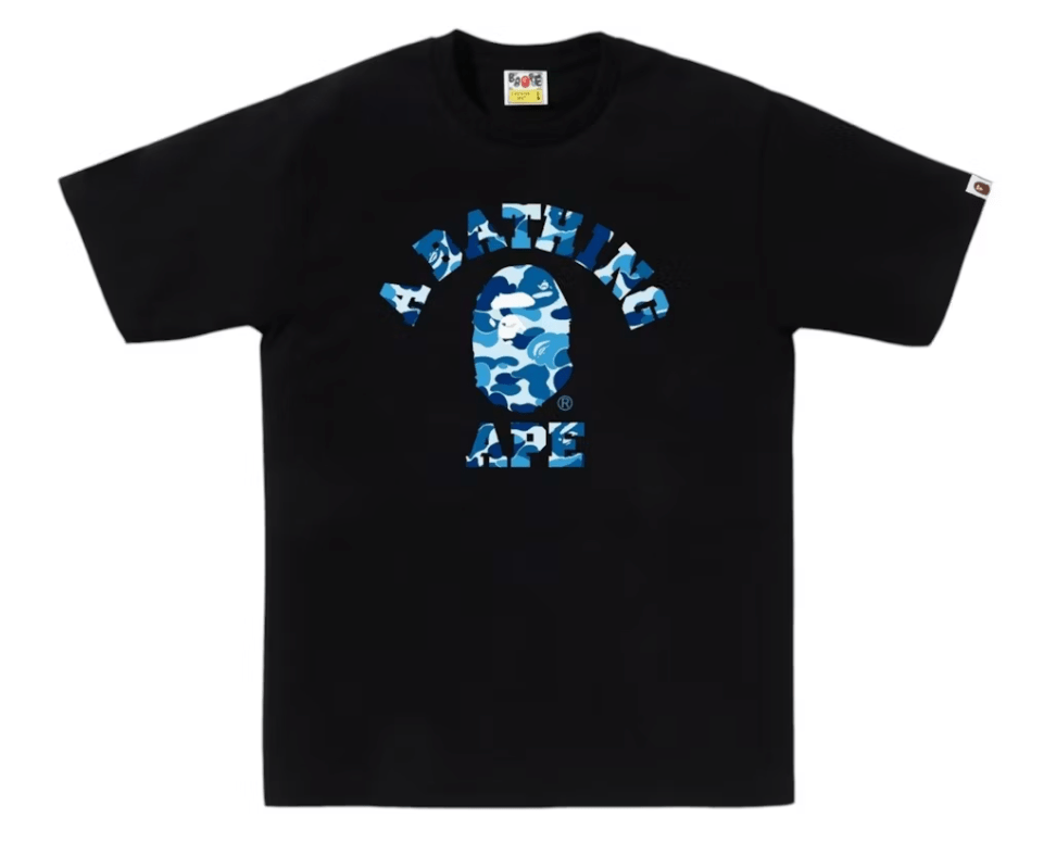 BAPE ABC Camo College (SS25) Tee Black/Blue - Restock AveBAPE ABC Camo College (SS25) Tee Black/BlueRestock AveRestock AveL00061299Restock Ave