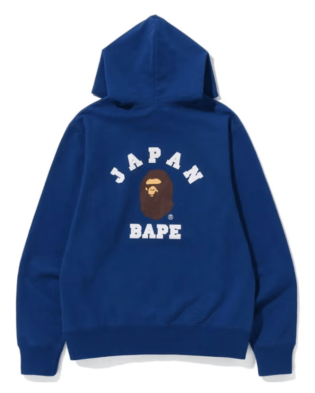 BAPE Japan College Pullover Hoodie Navy - Restock AveBAPE Japan College Pullover Hoodie NavyRestock AveRestock AveLRestock Ave