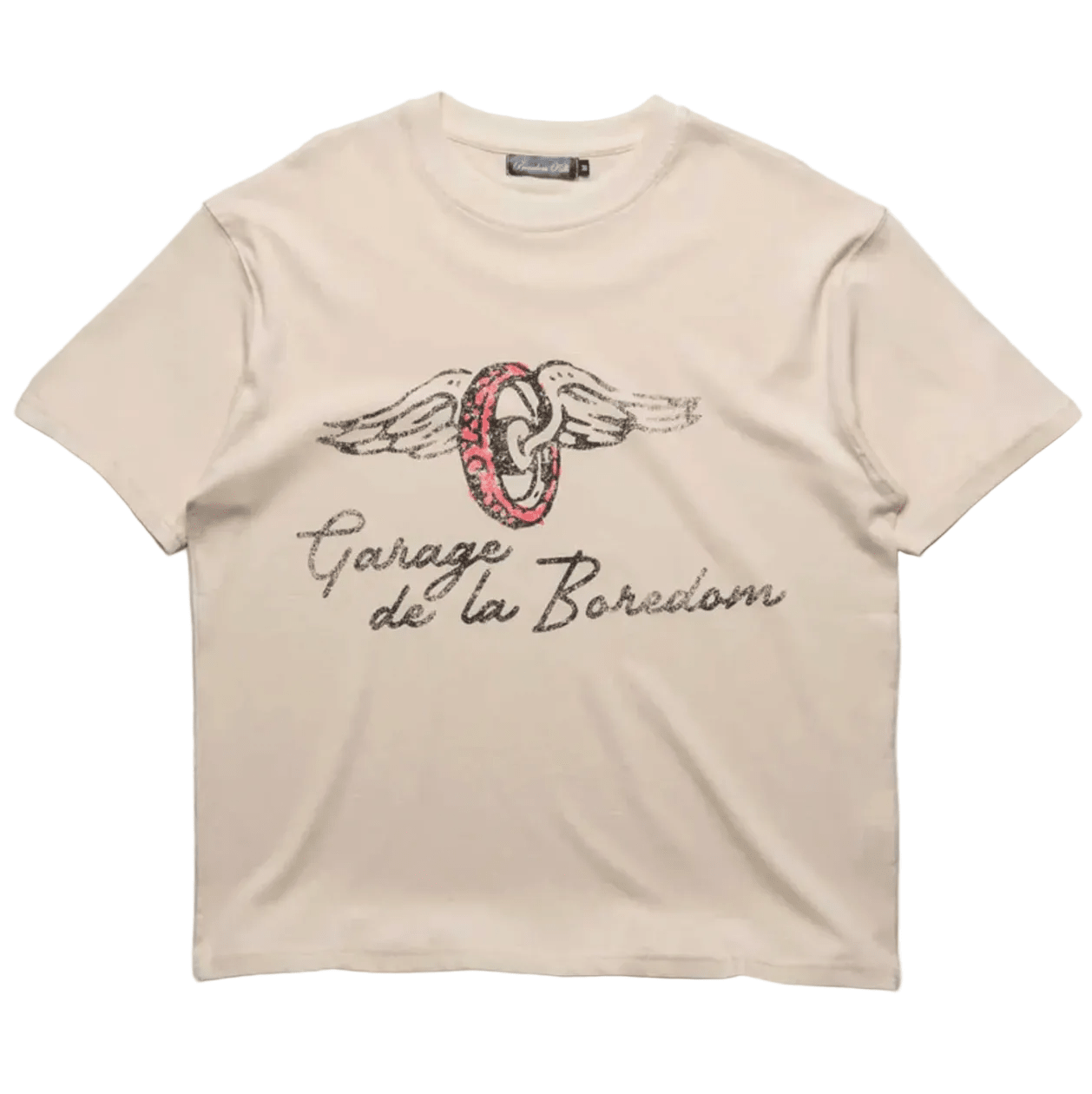 Boredom Kills Garage De La Boredom Tee Cream - Restock AveBoredom Kills Garage De La Boredom Tee CreamRestock AveRestock AveS74539891Restock Ave