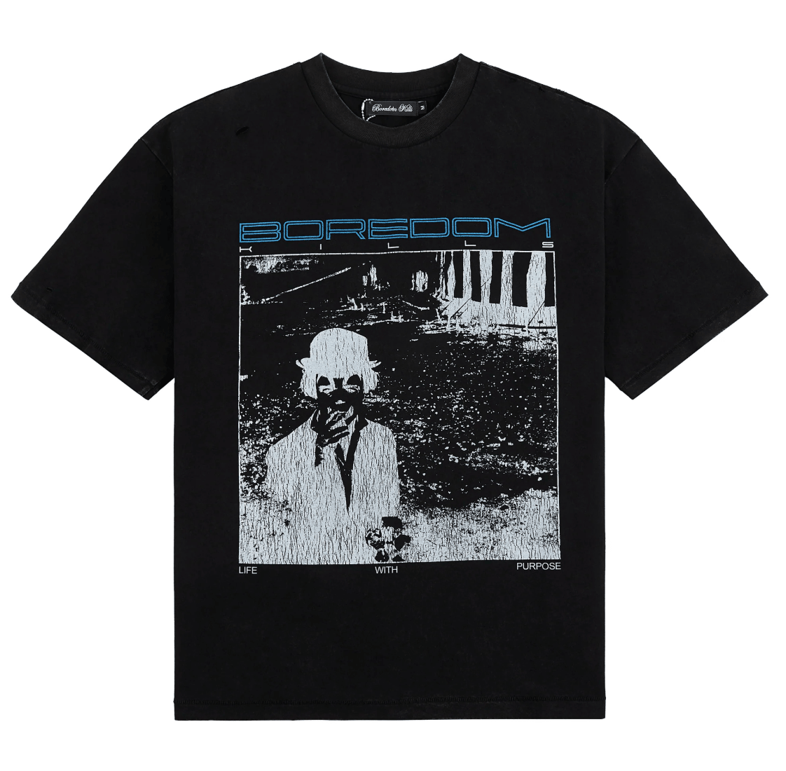 Boredom Kills Purpose Tee - Restock AveBoredom Kills Purpose TeeRestock AveRestock AveL84276339Restock Ave