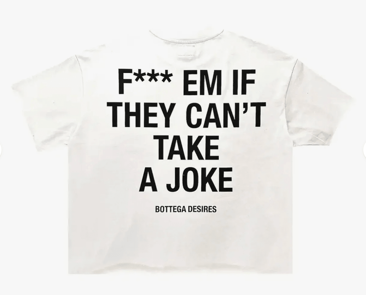 Bottega Desires Fuck Em T-Shirt White - Restock AveBottega Desires Fuck Em T-Shirt WhiteRestock AveRestock AveXL61625459Restock Ave