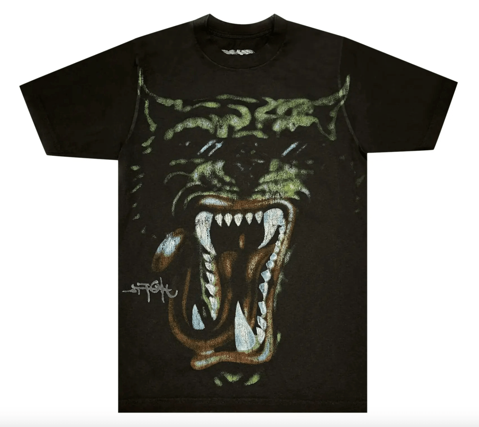 Cactus Jack by Travis Scott Green Hyena Tour Tee Black - Restock AveCactus Jack by Travis Scott Green Hyena Tour Tee BlackRestock AveRestock AveMRestock Ave