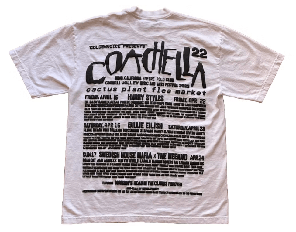 Cactus Plant Flea Market Coachella Weekend 2 T-shirt White - Restock AveCactus Plant Flea Market Coachella Weekend 2 T-shirt WhiteRestock AveRestock AveL48951923Restock Ave