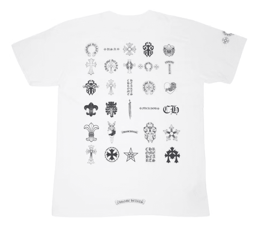 Chrome Hearts Multi Logo T-shirt White (PREOWNED) - Restock AveChrome Hearts Multi Logo T-shirt White (PREOWNED)Restock AveRestock AveL42242163Restock Ave