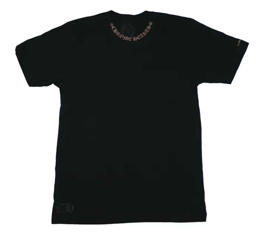 Chrome Hearts Neck Logo T-shirt Black/Brown - Restock AveChrome Hearts Neck Logo T-shirt Black/BrownRestock AveRestock AveL17221235Restock Ave