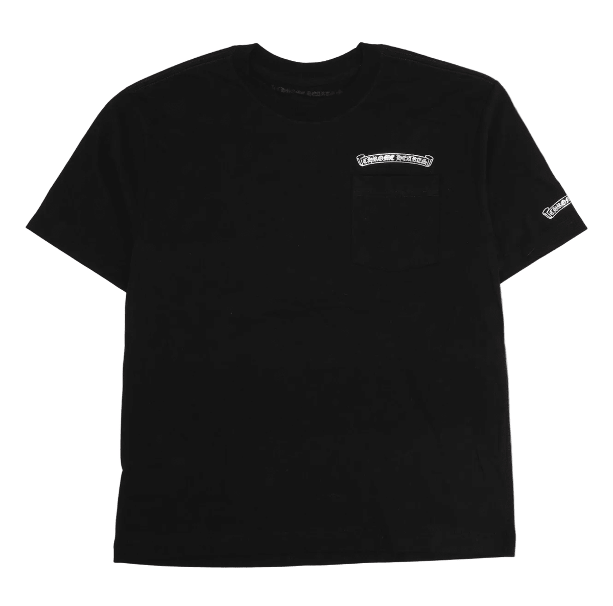 Chrome Hearts Scroll Logo Pocket T-Shirt - Restock AveChrome Hearts Scroll Logo Pocket T-ShirtRestock AveRestock AveXL79809907Restock Ave