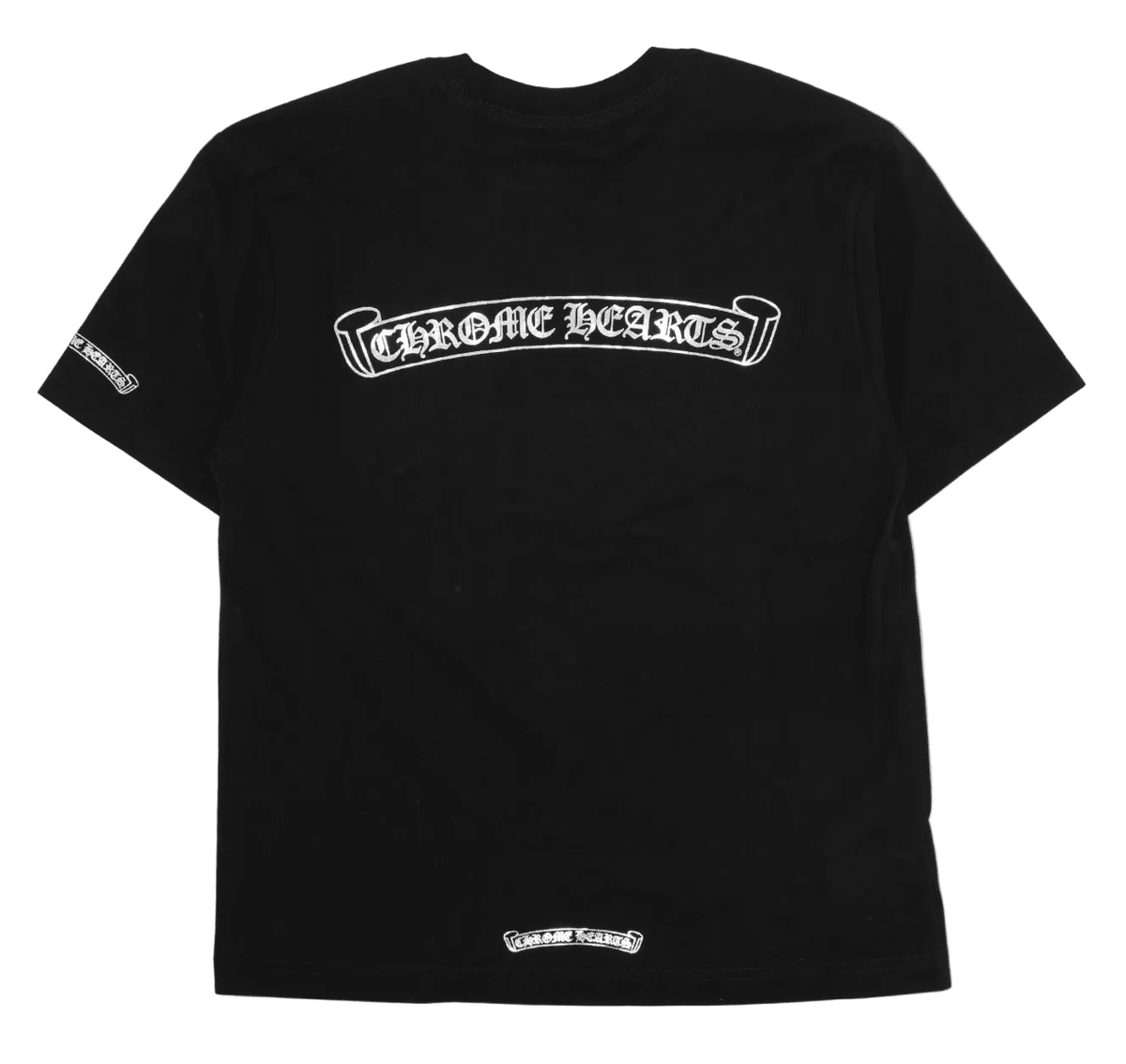 Chrome Hearts Scroll Logo Pocket T-Shirt - Restock AveChrome Hearts Scroll Logo Pocket T-ShirtRestock AveRestock AveXL79809907Restock Ave