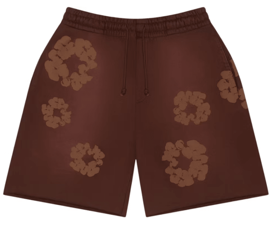 Denim Tears Mono Cotton Wreath Sweat Shorts Brown - Restock AveDenim Tears Mono Cotton Wreath Sweat Shorts BrownRestock AveRestock AveL00340339Restock Ave