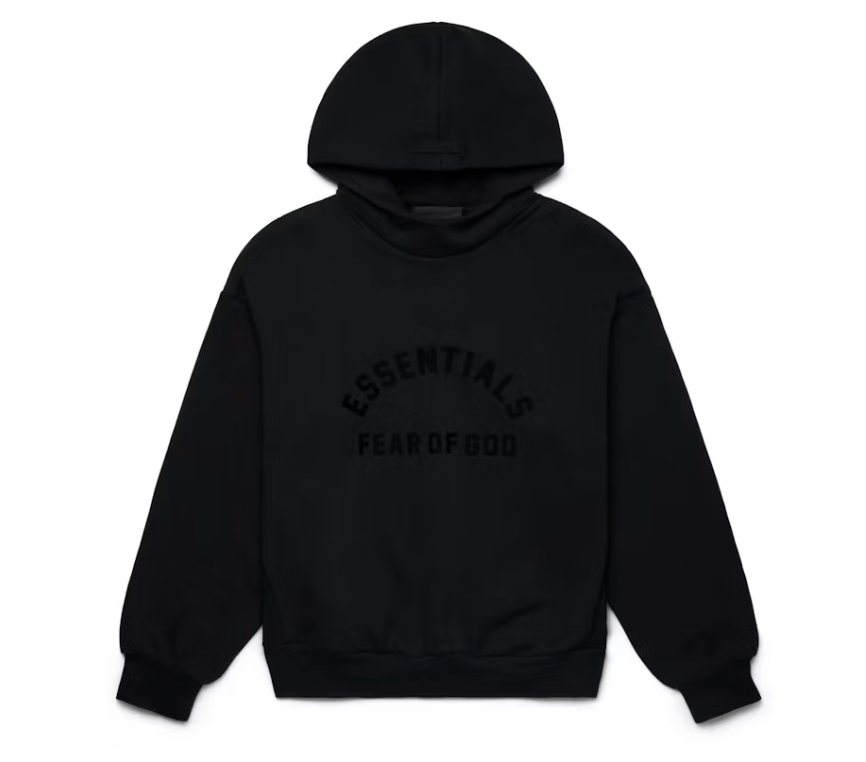 Fear of God Essentials Arch Logo Hoodie Jet Black - Restock AveFear of God Essentials Arch Logo Hoodie Jet BlackRestock AveRestock AveM17885811Restock Ave