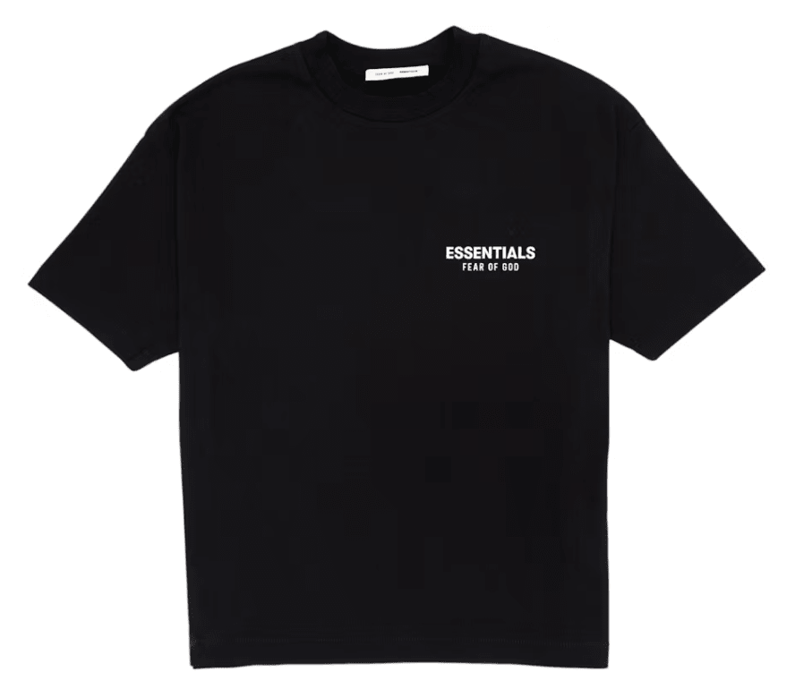 Fear of God Essentials Classic Short Sleeve Tee Jet Black - Restock AveFear of God Essentials Classic Short Sleeve Tee Jet BlackRestock AveRestock AveXL16399987Restock Ave