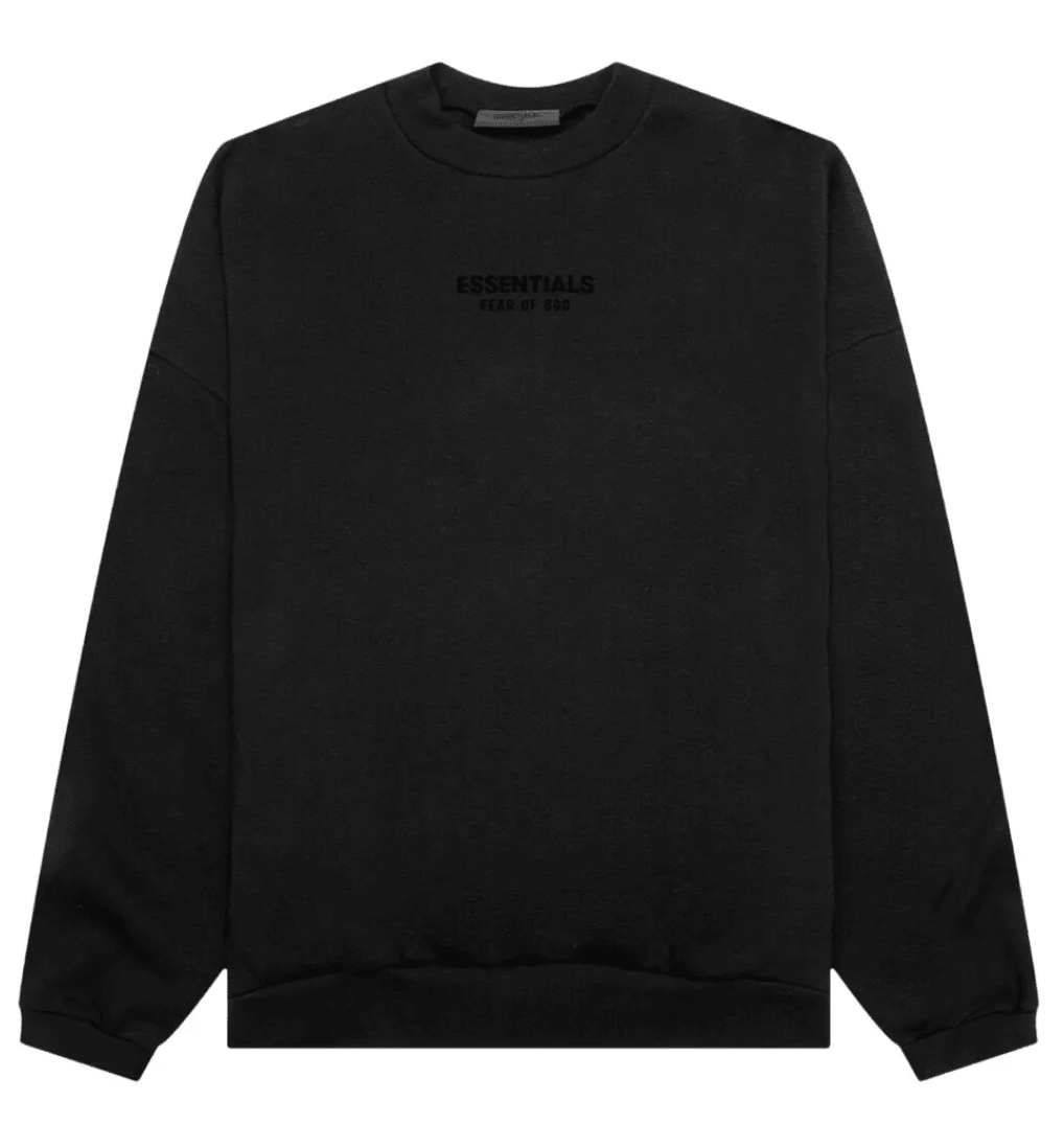 Fear of God Essentials Crewneck Jet Black - Restock AveFear of God Essentials Crewneck Jet BlackRestock AveRestock AveMRestock Ave