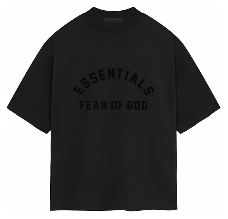 Fear of God Essentials Heavy Jersey Crewneck Tee Jet Black - Restock AveFear of God Essentials Heavy Jersey Crewneck Tee Jet BlackRestock AveRestock AveL45433203Restock Ave