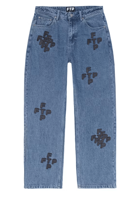 FTP Cross Logo Denim Pant Indigo - Restock AveFTP Cross Logo Denim Pant IndigoRestock AveRestock Ave3216424051Restock Ave