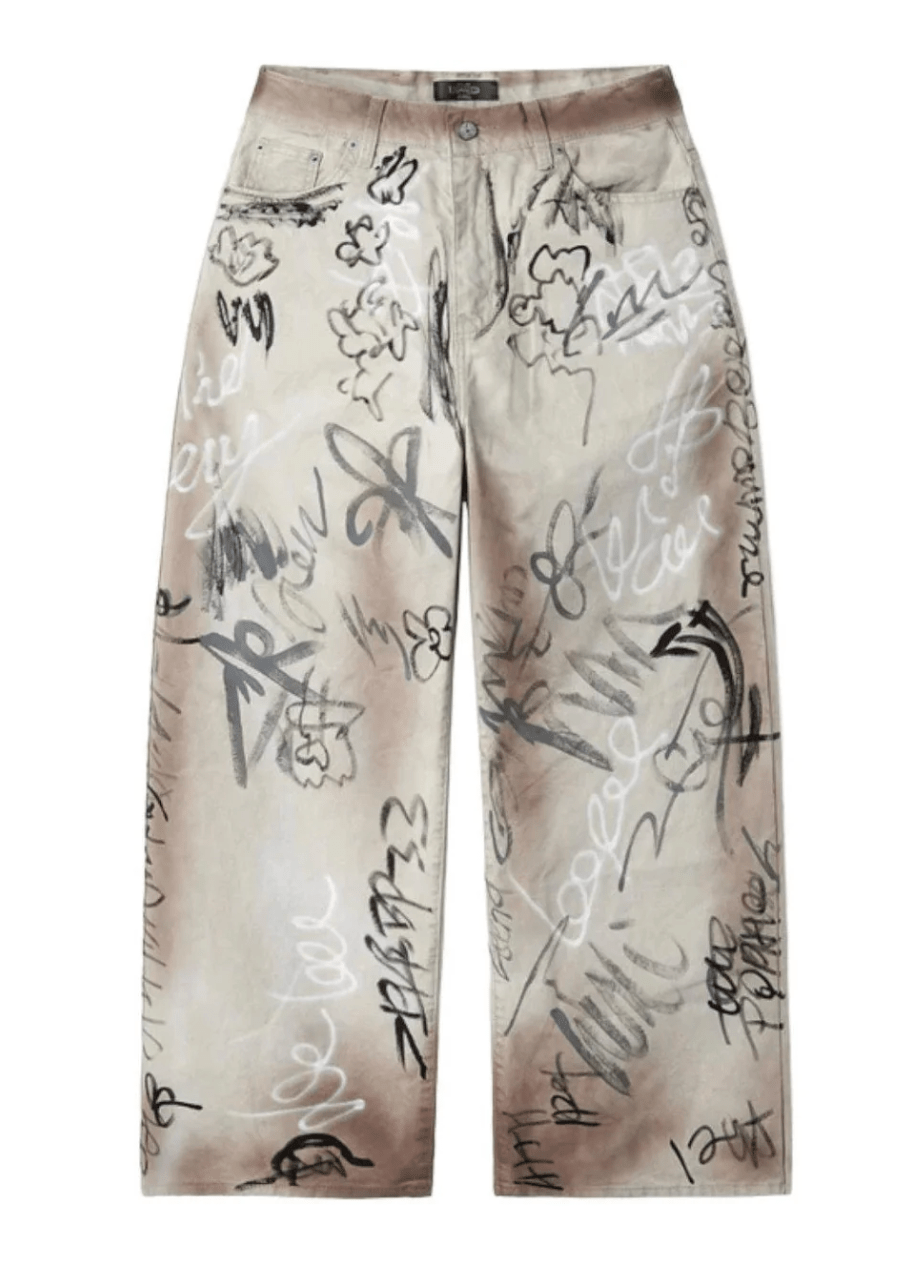 Happy Memories Don't Die HMDD Graffiti Chino Pants - Restock AveHappy Memories Don't Die HMDD Graffiti Chino PantsRestock AveRestock AveM25014131Restock Ave