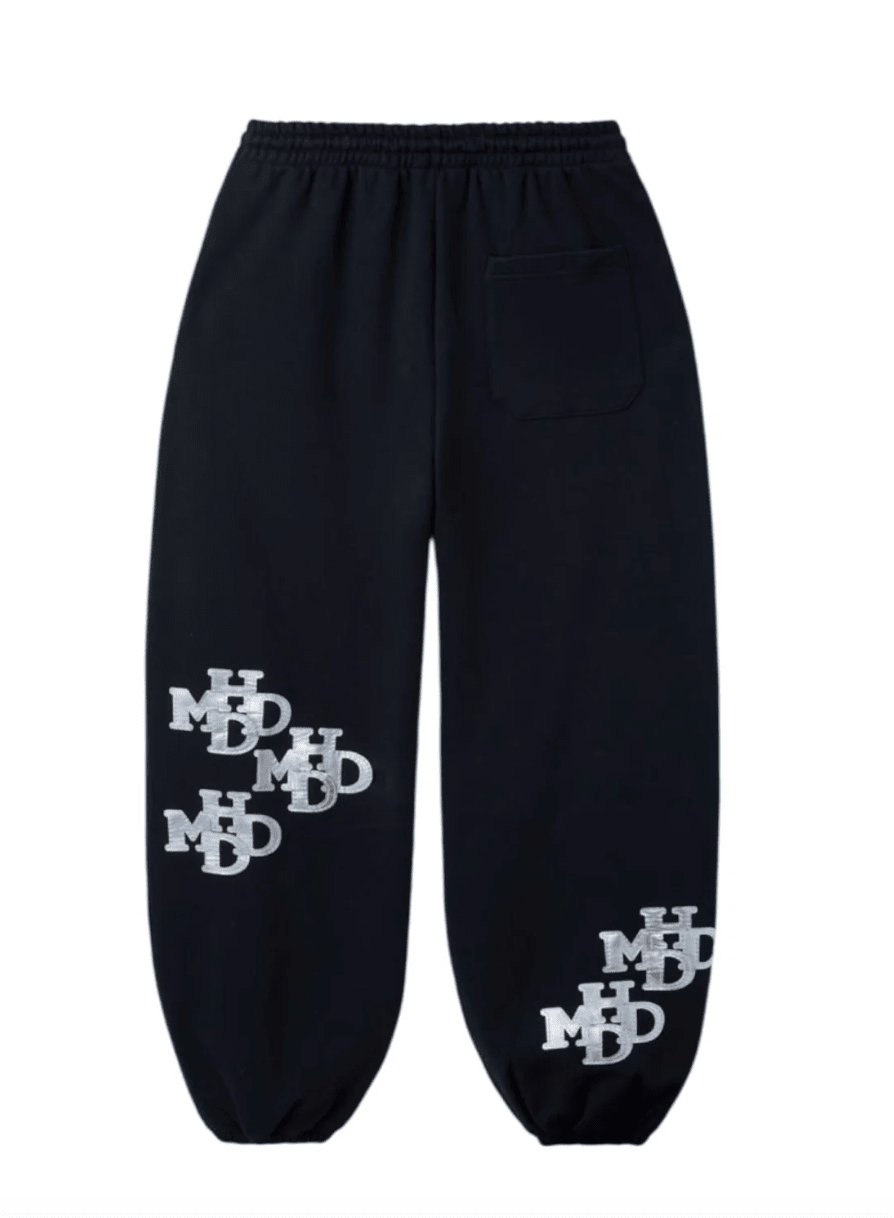 Happy Memories Don't Die HMDD Scrunch Patch Sweatpants Black - Restock AveHappy Memories Don't Die HMDD Scrunch Patch Sweatpants BlackRestock AveRestock AveL80029555Restock Ave