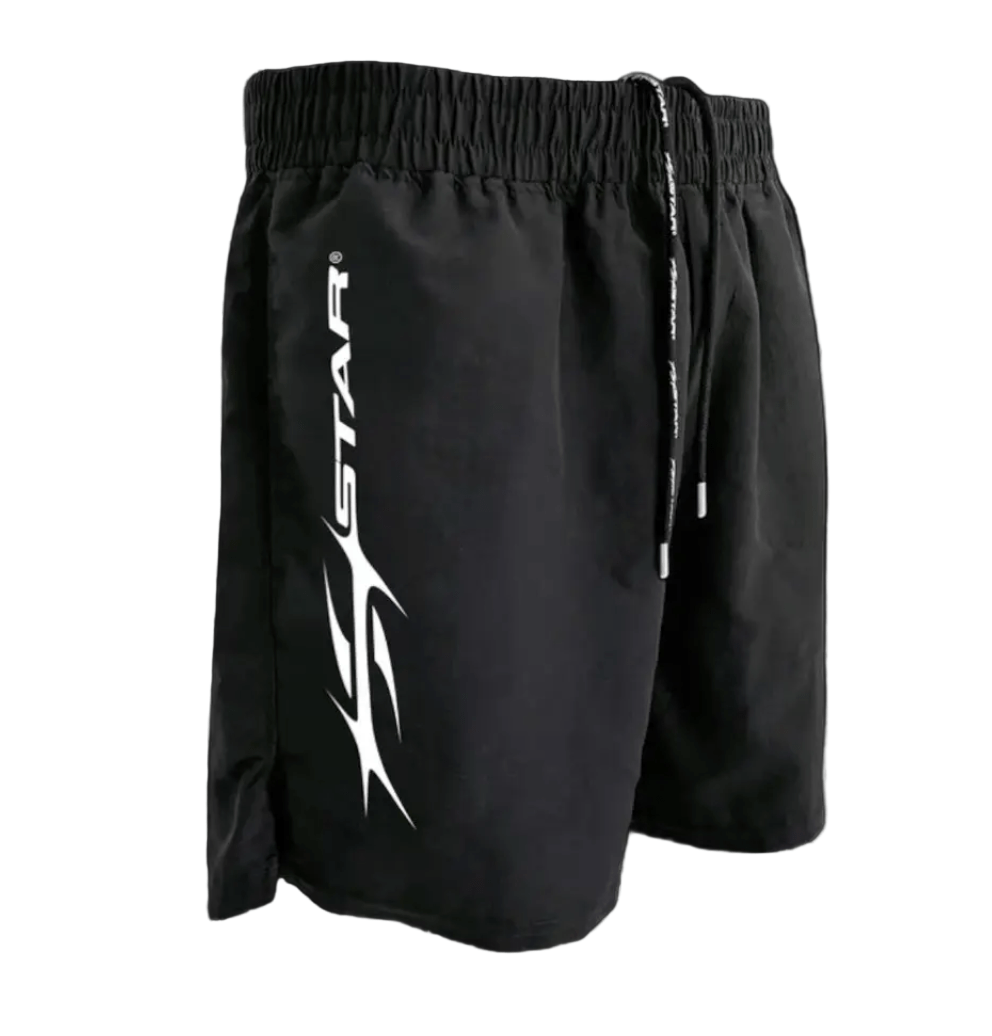 Hellstar Athletic Nylon Shorts Black/White - Restock AveHellstar Athletic Nylon Shorts Black/WhiteRestock AveRestock AveXL01031795Restock Ave