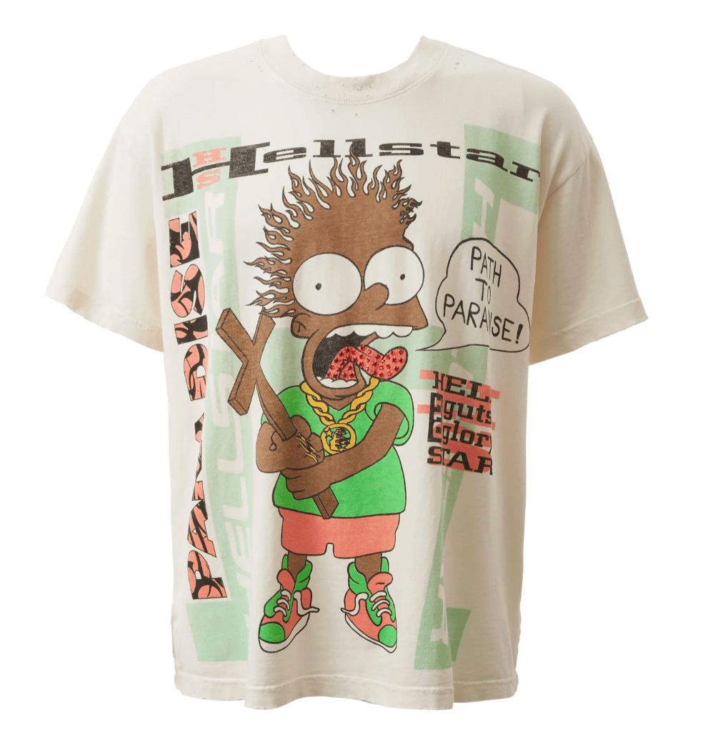 Hellstar Cartoon Cross T-Shirt - Restock AveHellstar Cartoon Cross T-ShirtRestock AveRestock AveSRestock Ave