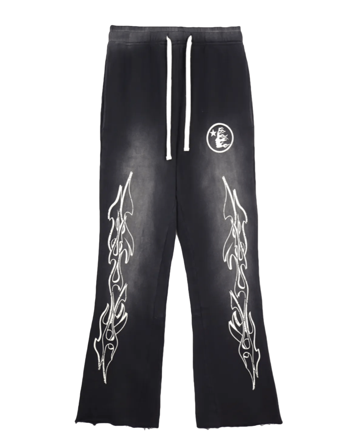 Hellstar Flame Flare Vintage Black Sweatpants - Restock AveHellstar Flame Flare Vintage Black SweatpantsRestock AveRestock AveXL65315187Restock Ave