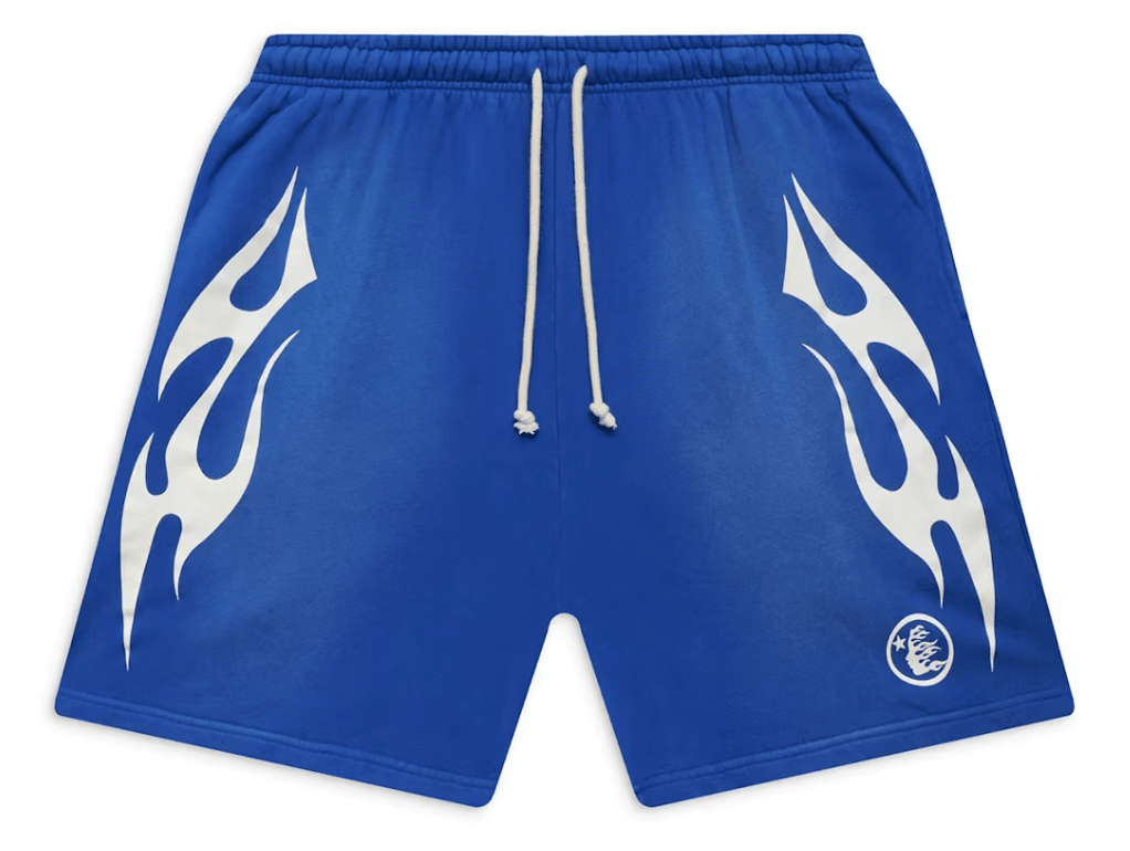 Hellstar Flame Shorts Blue - Restock AveHellstar Flame Shorts BlueRestock AveRestock AveL31934579Restock Ave