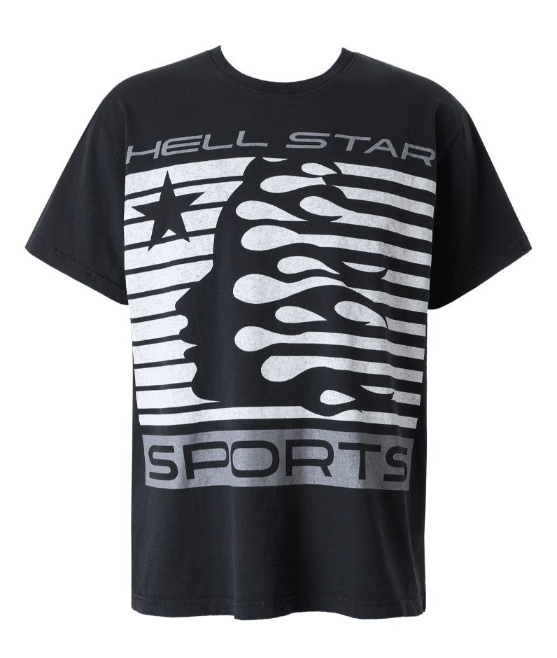 Hellstar Flame Tribal Motion T-Shirt - Restock AveHellstar Flame Tribal Motion T-ShirtRestock AveRestock AveM39350899Restock Ave