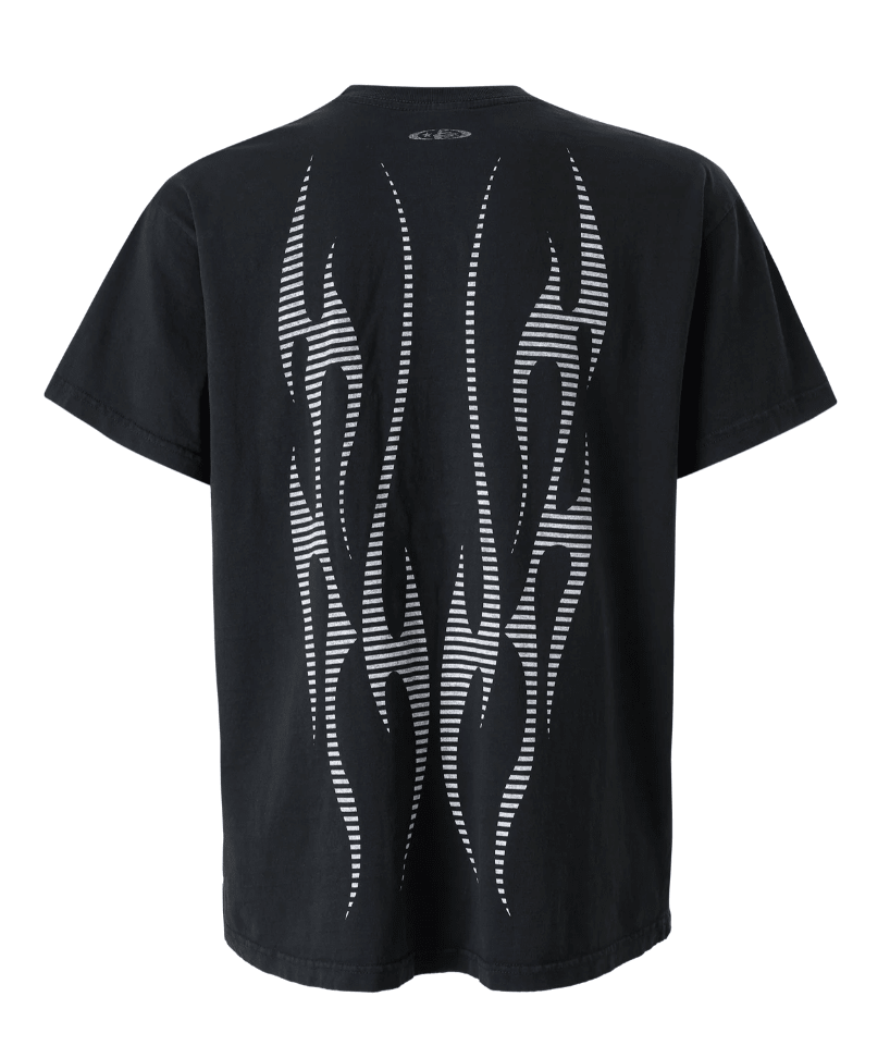 Hellstar Flame Tribal Motion T-Shirt - Restock AveHellstar Flame Tribal Motion T-ShirtRestock AveRestock AveM39350899Restock Ave