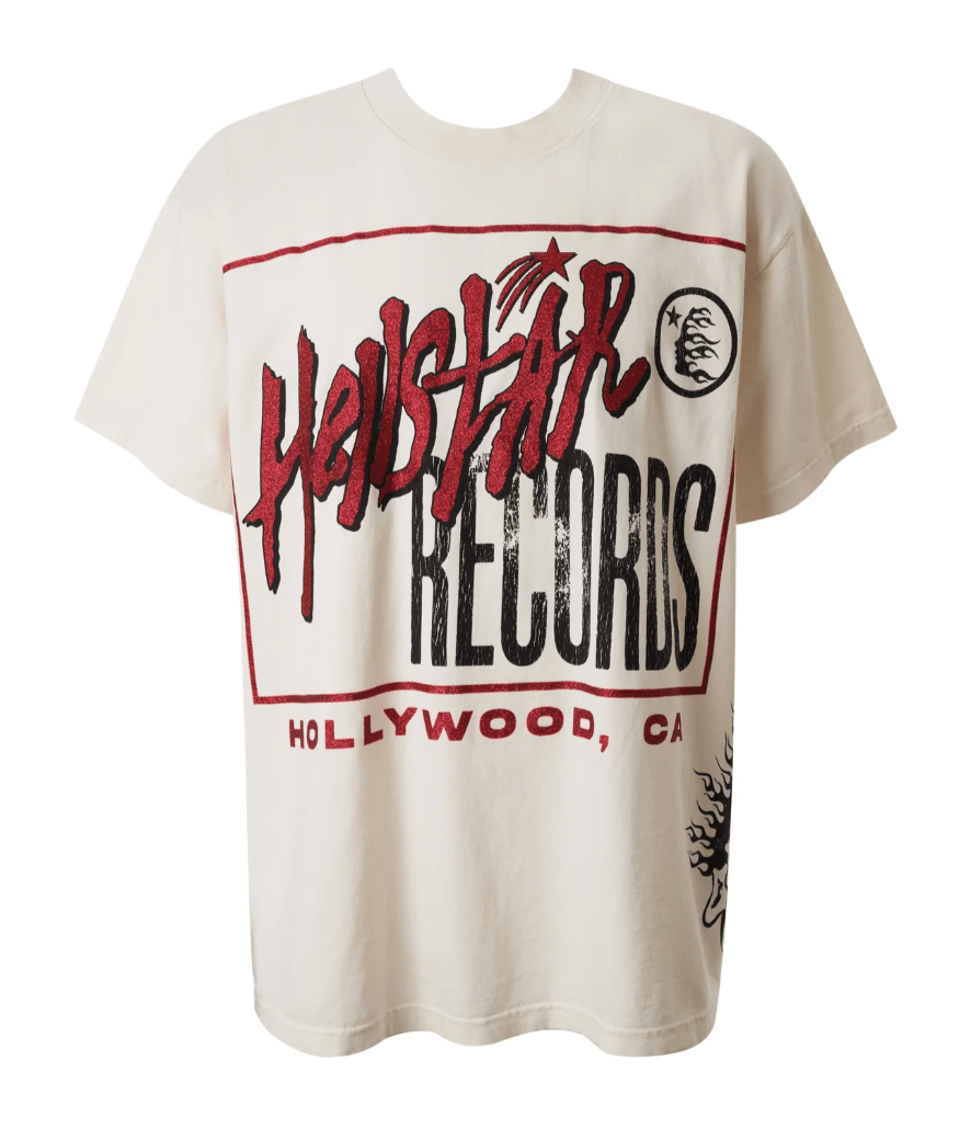 Hellstar Records White T-Shirt - Restock AveHellstar Records White T-ShirtRestock AveRestock AveLRestock Ave