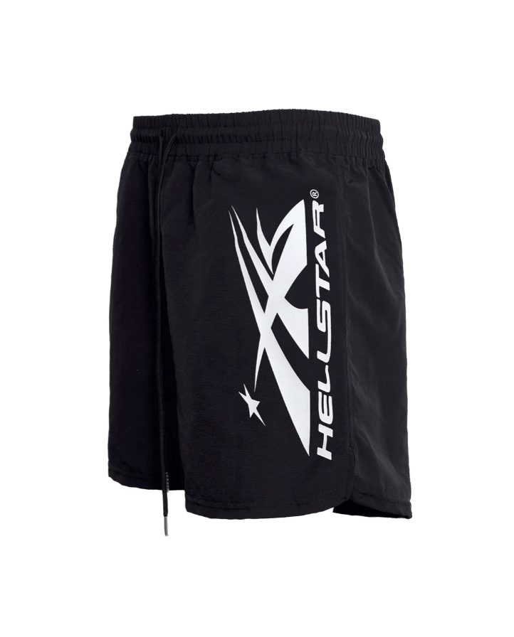 Hellstar Sports Vertical Athletic Shorts Black/White - Restock AveHellstar Sports Vertical Athletic Shorts Black/WhiteRestock AveRestock AveLRestock Ave