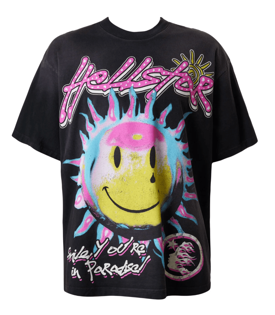 Hellstar Sun Smile Black T-Shirt - Restock AveHellstar Sun Smile Black T-ShirtRestock AveRestock AveLRestock Ave