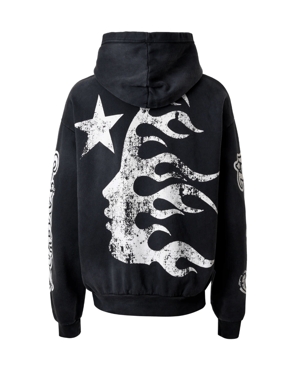Hellstar Yoga Remix Black Hoodie – Restock Ave Hellstar Yoga Remix Black Hoodie – Restock Ave
