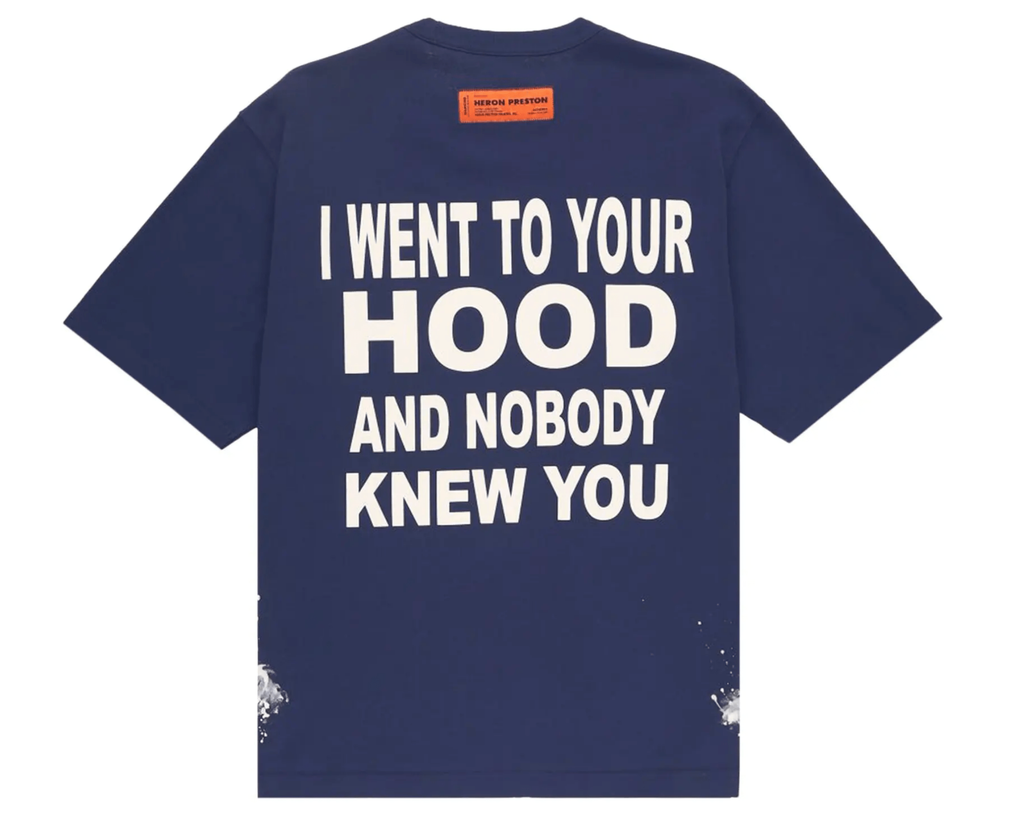 Heron Preston Nobody Globe T-Shirt Navy - Restock AveHeron Preston Nobody Globe T-Shirt NavyRestock AveRestock AveS70430067Restock Ave