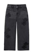 HMDD Double Black Patch Pants Black - Restock AveHMDD Double Black Patch Pants BlackRestock AveRestock AveL97673843Restock Ave