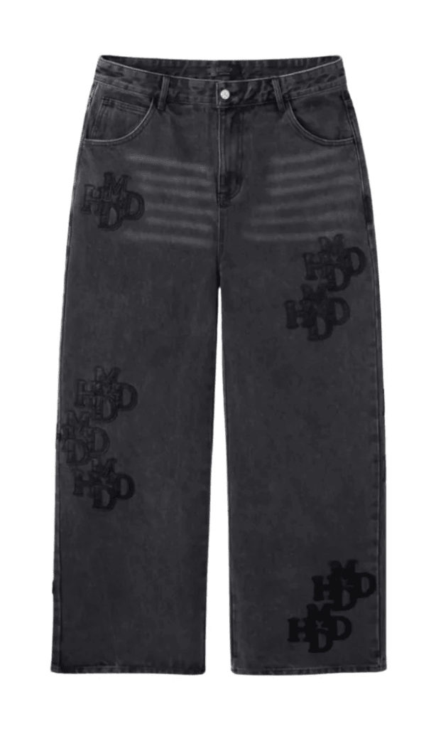 HMDD Double Black Patch Pants Black - Restock AveHMDD Double Black Patch Pants BlackRestock AveRestock AveL97673843Restock Ave