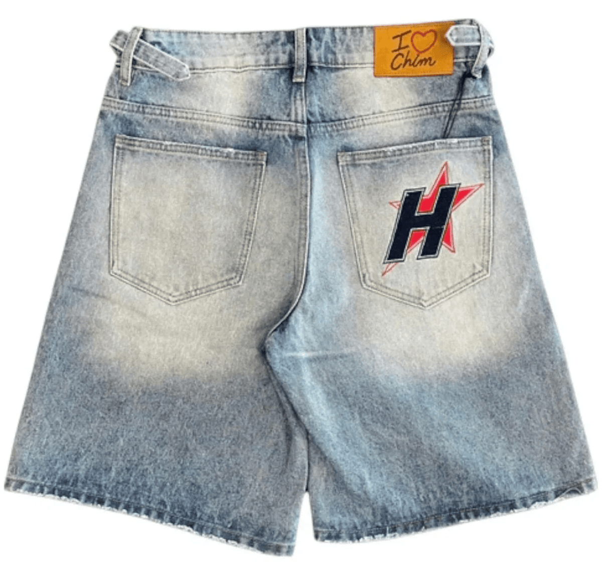 HMDD H-Star Crystal Jean Shorts Blue - Restock AveHMDD H-Star Crystal Jean Shorts BlueRestock AveRestock AveXLRestock Ave