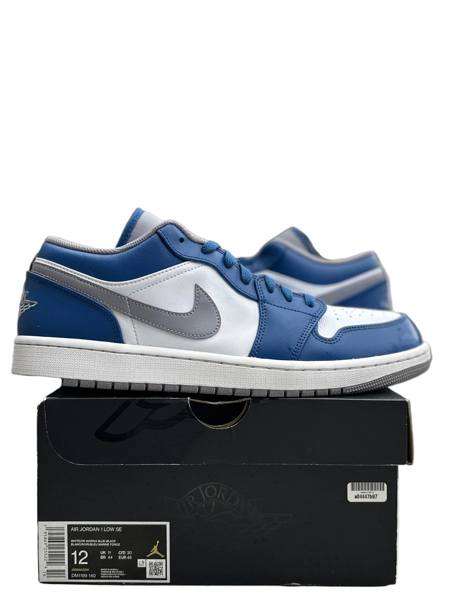 Jordan 1 Low True Blue Sz 12 (PREOWNED) (REPLACEMENT BOX) - Restock AveJordan 1 Low True Blue Sz 12 (PREOWNED) (REPLACEMENT BOX)Restock AveRestock Ave12Restock Ave