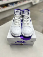 Jordan 1 Retro High Court Purple Sz 12W/10.5M (PREOWNED) - Restock AveJordan 1 Retro High Court Purple Sz 12W/10.5M (PREOWNED)Restock AveRestock Avew12/10.5menRestock Ave