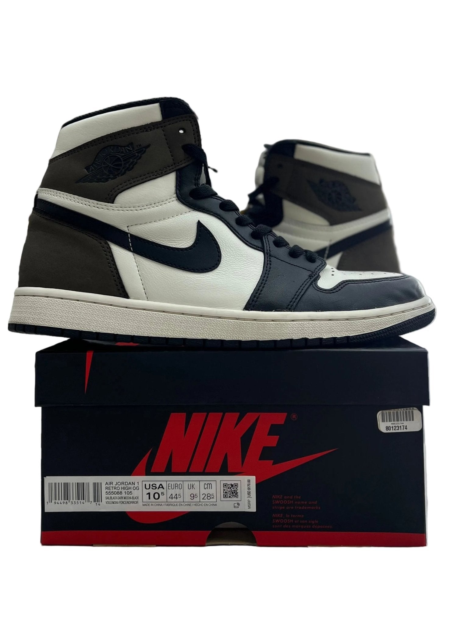 Jordan 1 Retro High Dark Mocha Sz 10.5 (PREOWNED) - Restock AveJordan 1 Retro High Dark Mocha Sz 10.5 (PREOWNED)Restock AveRestock Ave10.597835379Restock Ave