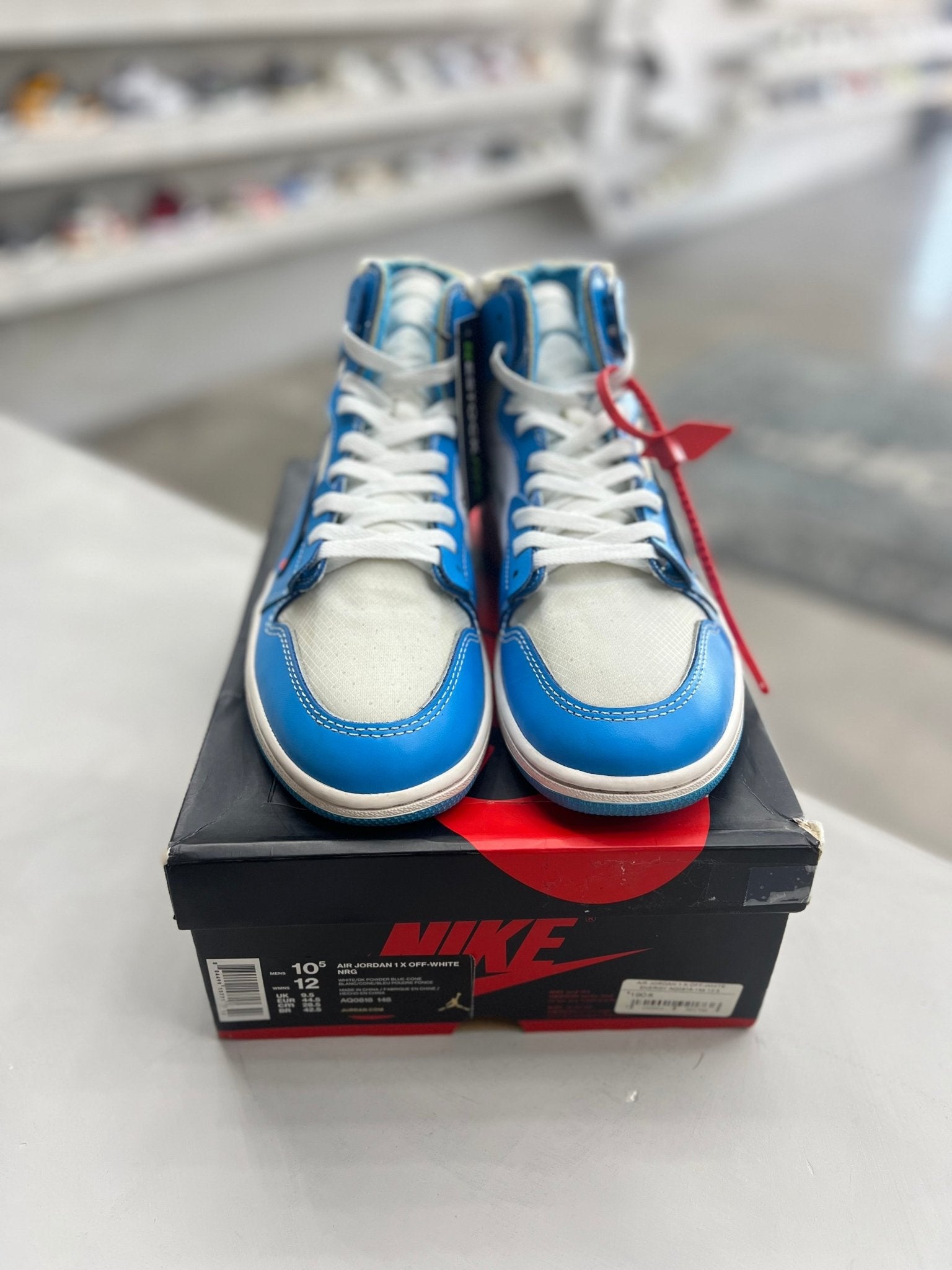 Jordan 1 Retro High Off - White University Blue (PREOWNED) Sz 10.5 - Restock AveJordan 1 Retro High Off - White University Blue (PREOWNED) Sz 10.5Restock AveRestock Ave10.548199283Restock Ave