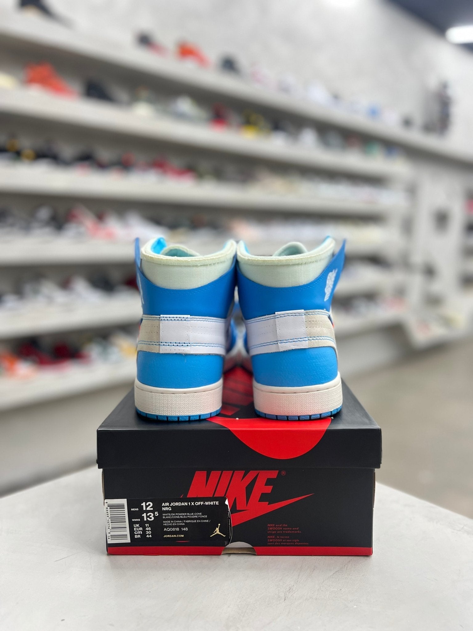 Jordan 1 Retro High Off - White University Blue Sz 12 (PREOWNED) - Restock AveJordan 1 Retro High Off - White University Blue Sz 12 (PREOWNED)Restock AveRestock Ave1295235955Restock Ave