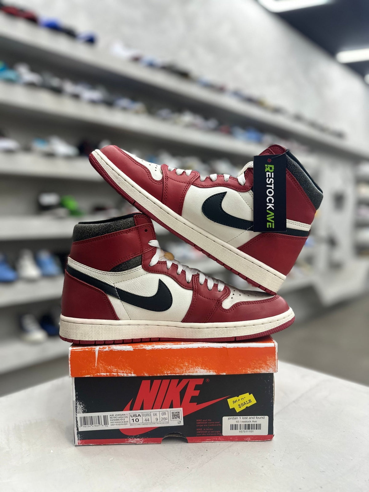 Jordan 1 Retro High OG Chicago Lost and Found Sz 10 (PREOWNED) - Restock AveJordan 1 Retro High OG Chicago Lost and Found Sz 10 (PREOWNED)Restock AveRestock Ave10Restock Ave