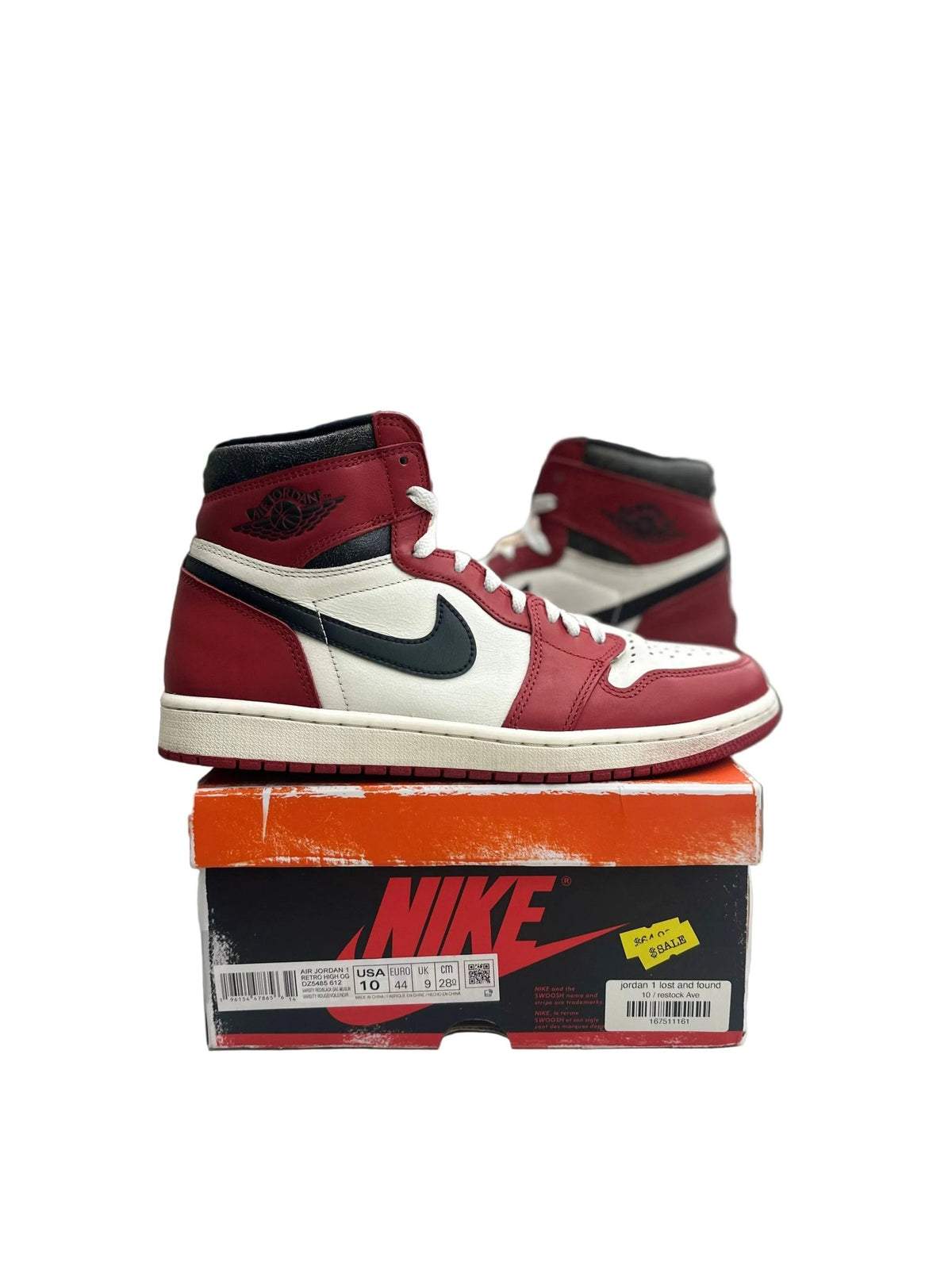 Jordan 1 Retro High OG Chicago Lost and Found Sz 10 (PREOWNED) - Restock AveJordan 1 Retro High OG Chicago Lost and Found Sz 10 (PREOWNED)Restock AveRestock Ave10Restock Ave