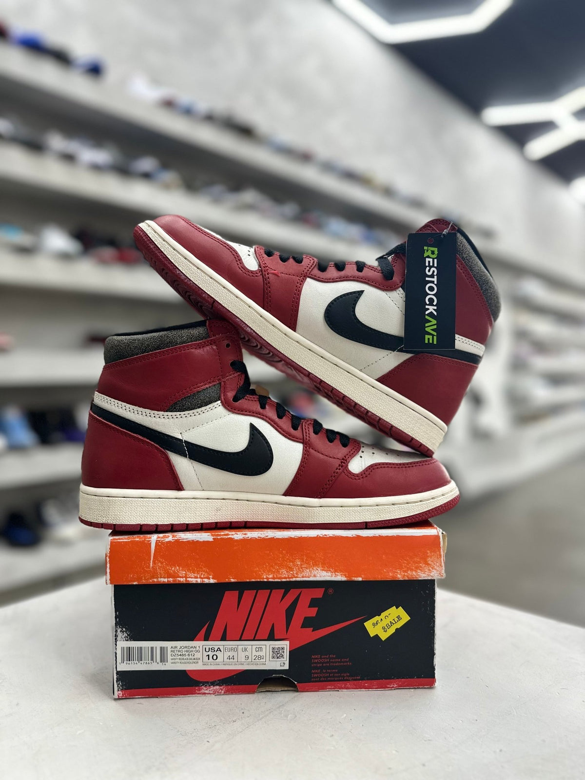 Jordan 1 Retro High OG Chicago Lost and Found Sz 10 (PREOWNED) - Restock AveJordan 1 Retro High OG Chicago Lost and Found Sz 10 (PREOWNED)Restock AveRestock Ave10Restock Ave