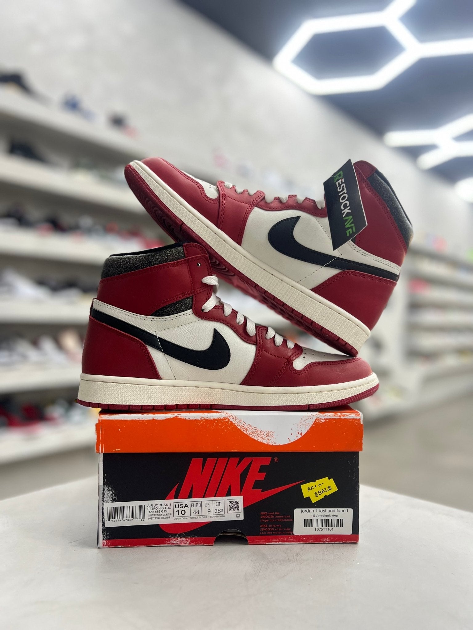 Jordan 1 Retro High OG Chicago Lost and Found Sz 10 (PREOWNED) - Restock AveJordan 1 Retro High OG Chicago Lost and Found Sz 10 (PREOWNED)Restock AveRestock Ave1022269299Restock Ave